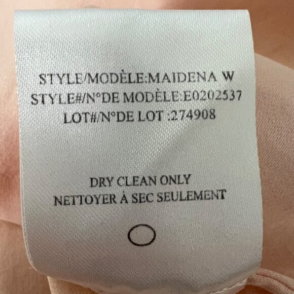 Theory Womens Maidena W Tank Silk Pink Peach Sleeveless Blouse size P PT XS - Picture 10 of 11